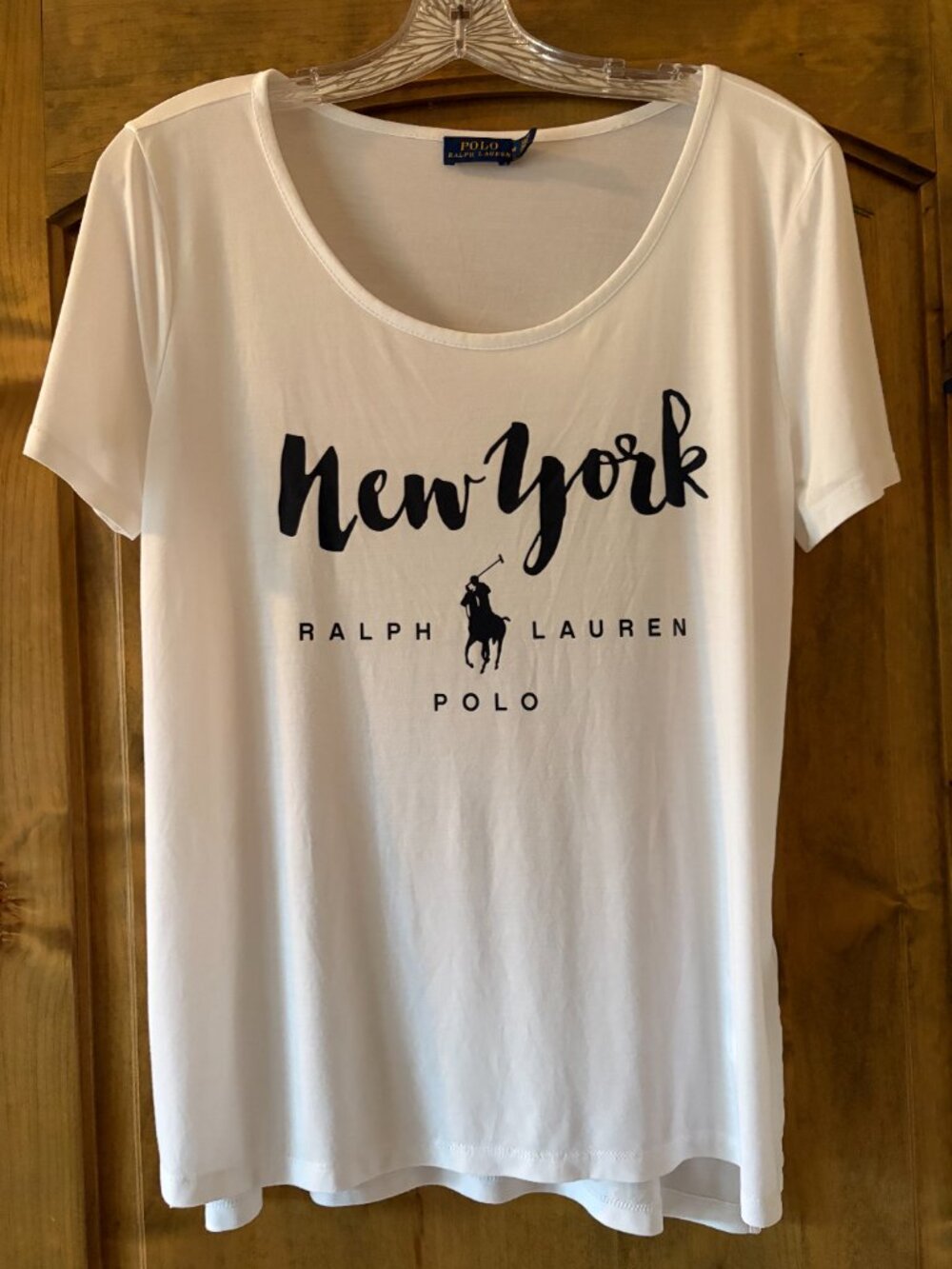 NWOT Ralph Larent Polo Pony T shirt NEW YORK sz Medium